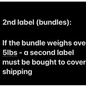 Over 5lb shipping upgrade PLS READ